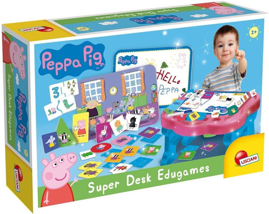 Peppa Pig Birou pentru Copii pentru Desen din Plastic Multicolor Lisciani Giochi