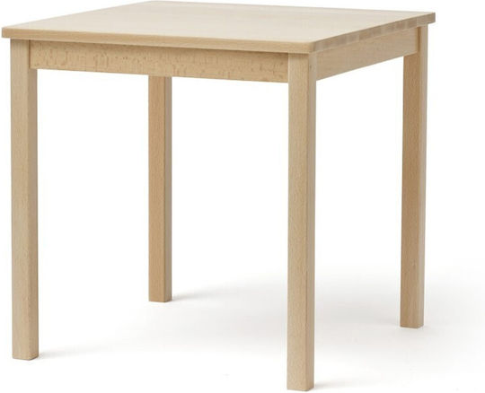 Saga Kindertisch aus Holz Beige Kids Concept
