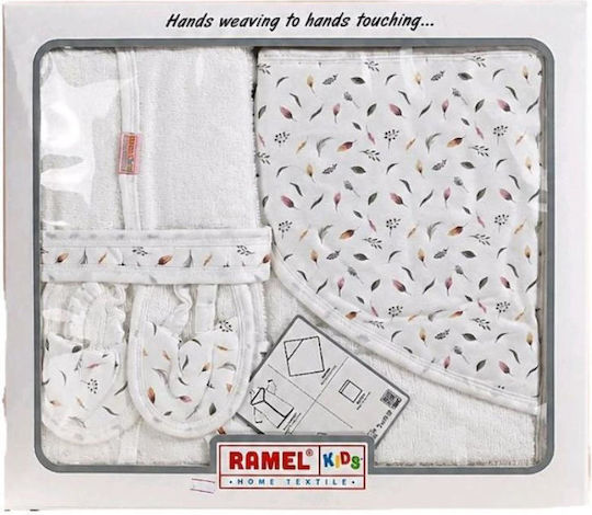Ramel Детски Халат Худи Екрю Ramel Детски Халат Худи Екрю