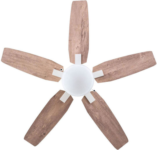 Hunter Arcot Ceiling Fan 117cm With Light Fresh White