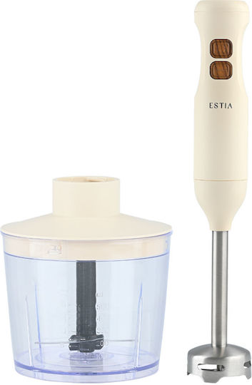 Estia Blender De Mână Cu Tijă Din Inox 600W