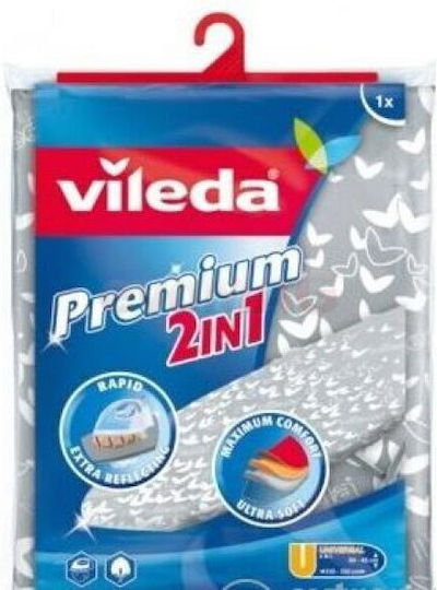 Vileda Premium 2in1 Σιδερόπανο Μπλε 130x45cm