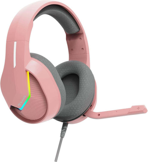 Marvo H8618 Гейминг слушалки Over Ear с USB свързаност Розови