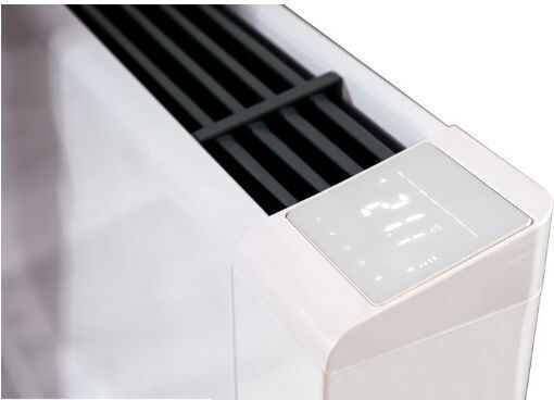 Bravair Clima FCS-060 Fan Coil Schlank 2.89/5.82kW Boden 109.2x13.1x65.7cm Weiß