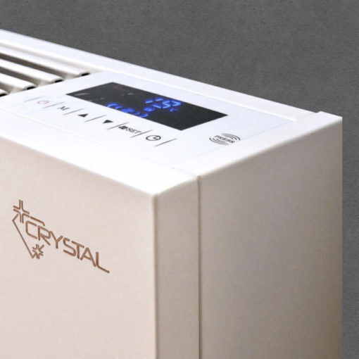 Crystal BGR-200L/R Фен Койл Slim 0.75/0.99кВт Подов 69.4x12.9x58см Бял