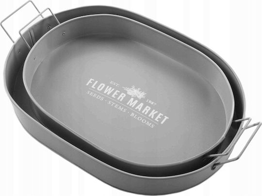 Progarden Metallic Serving Tray 2 Pieces Progarden Metallic Serving Tray 2 Pieces