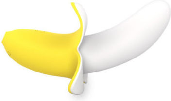 Banana-shaped Mini Κλειτοριδικός Δονητής Κίτρινος