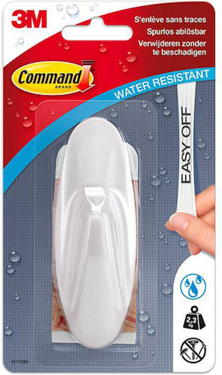 3M Command 17083W Cremăstrașuri cu autocolant Plastice Albe 1buc