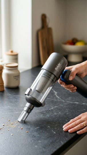 Fakir Trend As 150 Lt Επαναφορτιζόμενο Σκουπάκι Χειρός 11.1V Ανθρακί-Μπλε