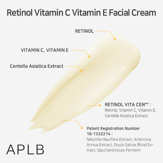 APLB Retinol Vitamin C & E Cream Face 55ml