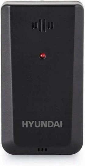 Hyundai 5956 Ασύρματος Μετεωρολογικός Σταθμός Ψηφιακός Επιτραπέζιος Μαύρος