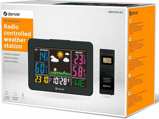 Denver WS-540B Stație Meteo Fără Fir Digitală De Masă