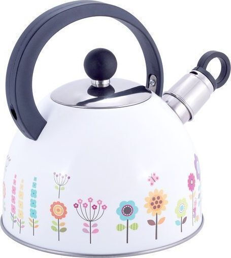 Kamille Kamille Rostfreier Stahl Teekanne Grau 1800ml