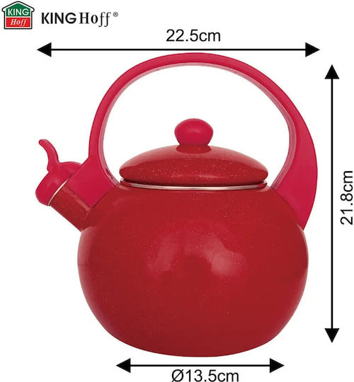 KING Hoff Βραστήρας Εμαγιέ 2000ml