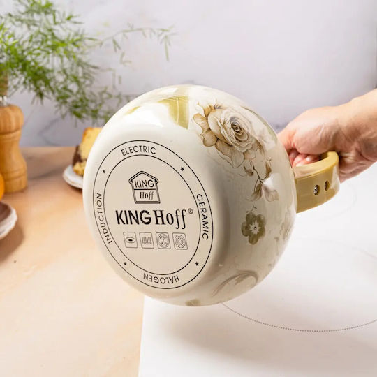KING Hoff Enamel Boiler Beige 2000ml