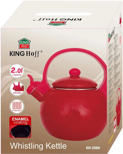 KING Hoff Кетъл Емайл Червен 2000ml