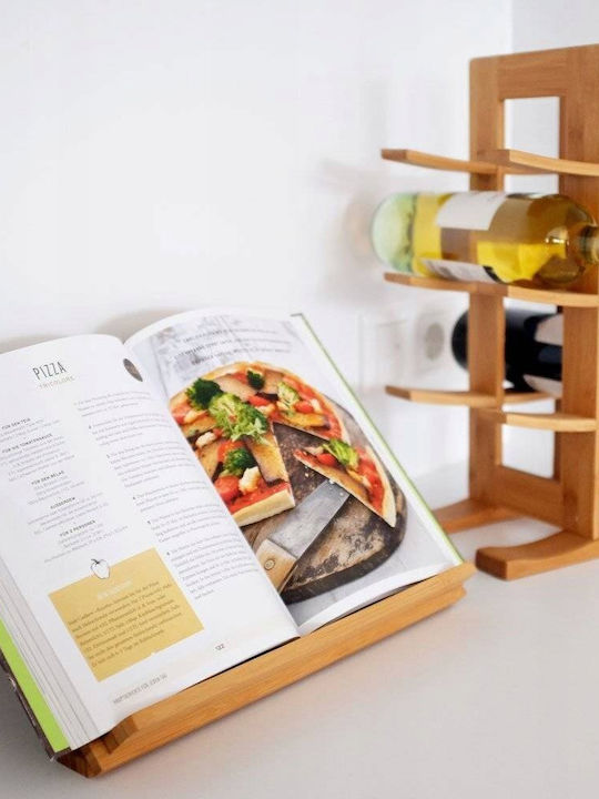 Zeller Cu picioare Cămară de Băuturi Lemn pentru 12 Sticle Bej 29x16x42εκ.