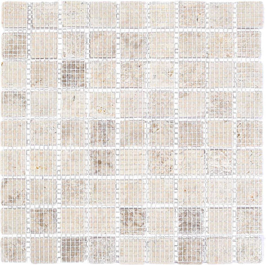vidaXL 42033521 Plăci de Podea / Perete pentru Interior Lucioase 30x30cm Crem