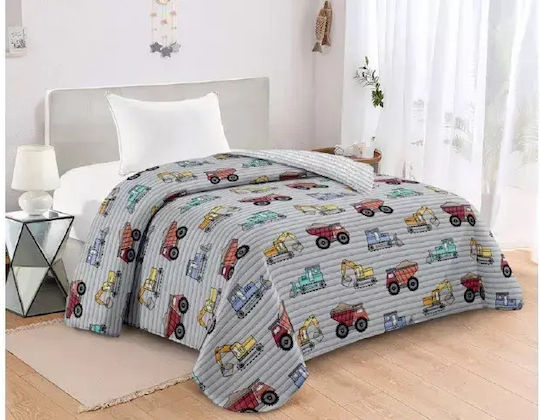 Adam Home Детско кувертюра Единично 310 Trucks 160x220см.