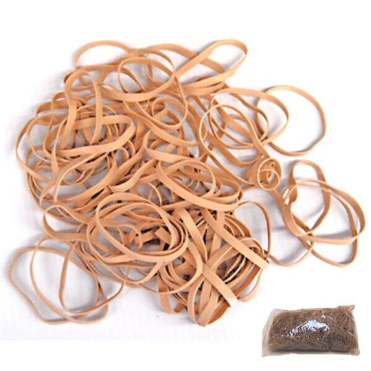 Rubber Bands 100mm Brown 1000g Rubber Bands 100mm Brown 1000g