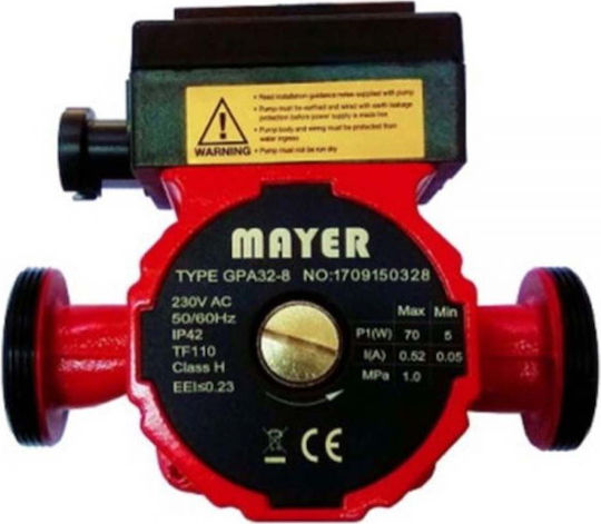 Mayer GPA Electronic 25/5 Circulator Pump Heating / Air Condition / Recirculation 180mm