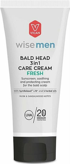 Wise Men Bald Head Care Fresh Cream Face Day with SPF20 100ml