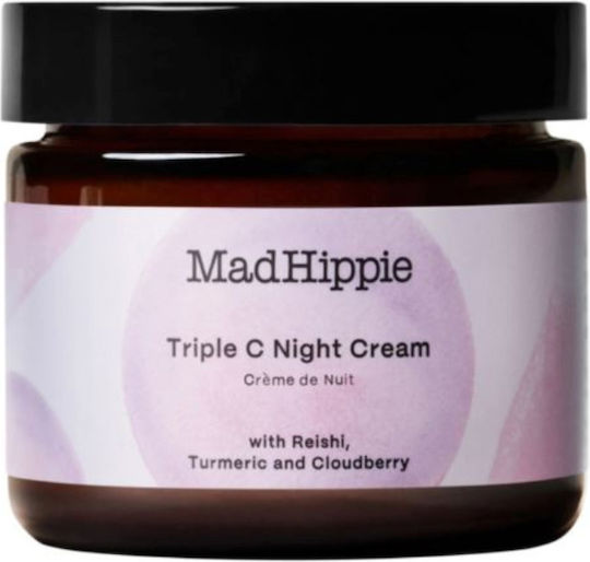 Mad Hippie Triple C 72-Часов Нощен Крем За Лице За Хидратация И Несъвършенства По Кожата С Витамин С 60ml
