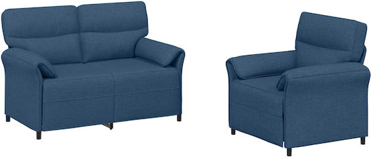Living Room Furniture Set 2-Seater & Armchair