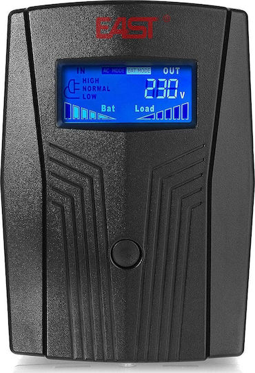 East AT-UPS650-LCD UPS Line-Interactive 650VA 390W