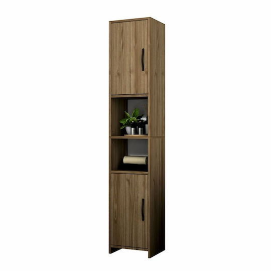 Megapap Ντουλάπι Μπάνιου 35x29.6x180cm Καρυδί
