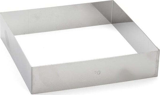 Φόρμα Ζαχαροπλαστικής 20 X 20 Cm Ανοξείδωτο De Buyer