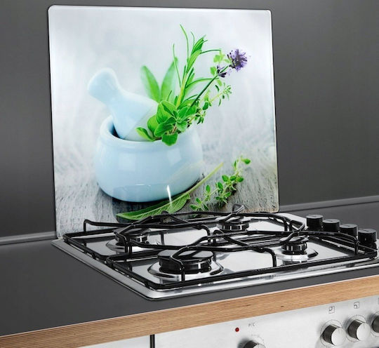 Wenko Glass Hob Protector Herb Garden 56 x 50 Cm Multicolored