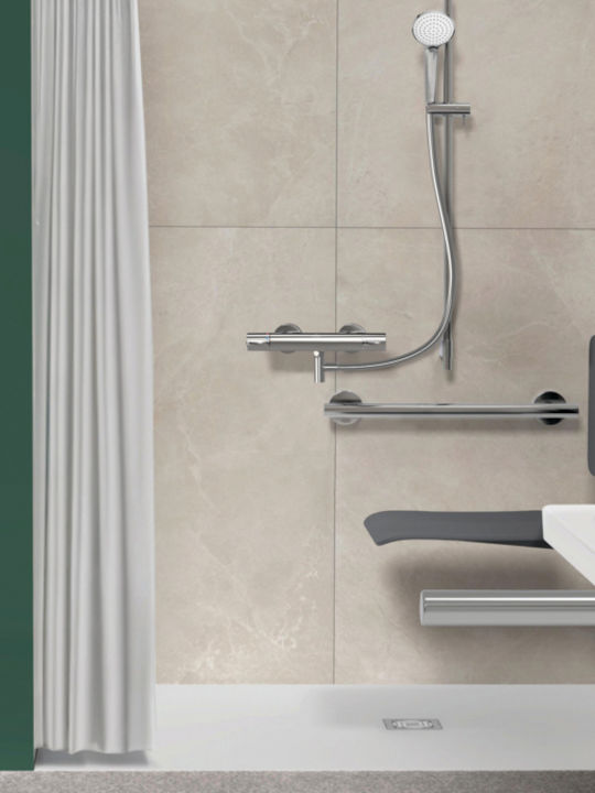 Ideal Standard S0830MY Metallic Bathroom Grab Bar Ideal Standard S0830MY Metallic Bathroom Grab Bar