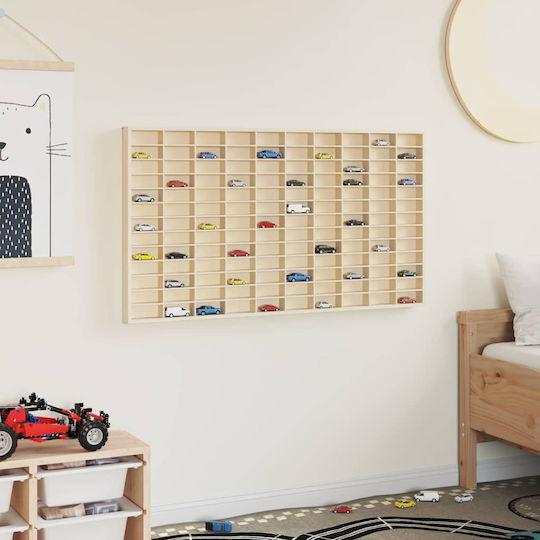 Kids Wall Mount Shelf Beige 98x4.5x55cm