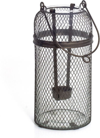 Zaros Felinar Metalic De masă Gri 12.5x12.5x25.5buc 1buc