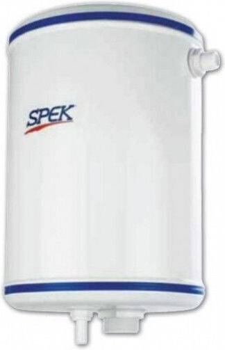 Spek 10046003 Wall Mounted Plastic High Pressure Round Toilet Flush Tank White