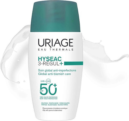 Uriage Hyseac 3-regul+ Дневен Крем За Лице С SPF50 Против Несъвършенства 50ml