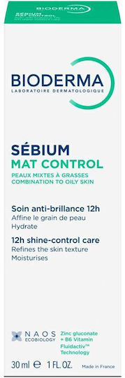 Bioderma Sebium Mat Control Moisturizing Face Cream For Oily Skin