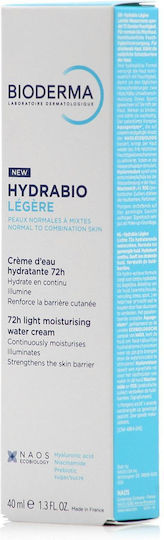 Bioderma Hydrabio Légère воден крем с лека текстура за нормална до смесена кожа