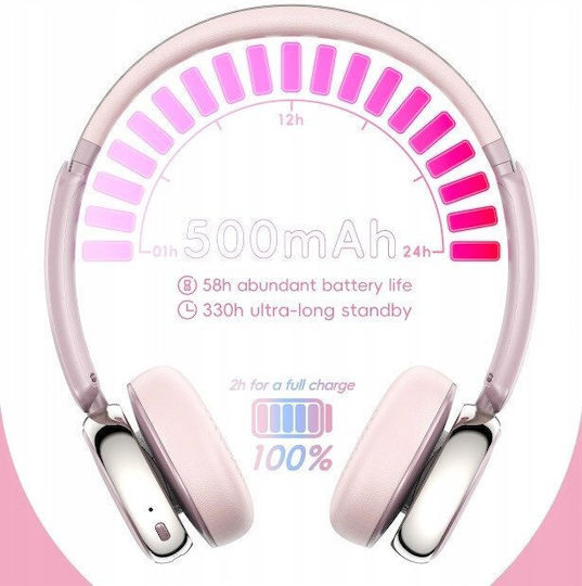 Fiio Snowsky Anytime Безжични / Жични On Ear Слушалки с 58 часа Време за работа Бели