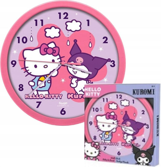 Стенен часовник Hello Kitty Friends