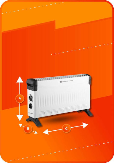 Volteno Infrarot Keramik Heizung 2000w Weiß