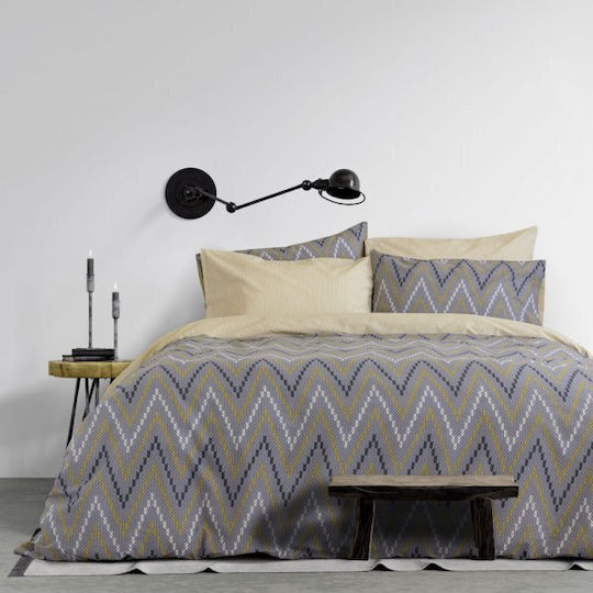 Kocoon Пухено Куинсайз 230x250бр Blend Сив 144 г/м²Gsm