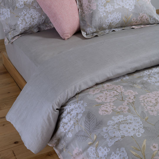 Nef-Nef Homeware Завивка Супер двойна 240x230см Darling Сива