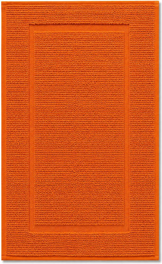 Texi Bath Badematte Baumwolle Rechteckig Diva Orange 60x90cm