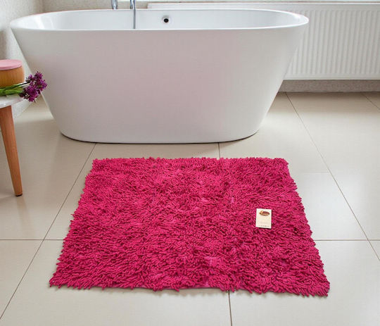 Linea Home Badematte Baumwolle Rechteckig LH2044005-2 Fuchsie 60x90cm