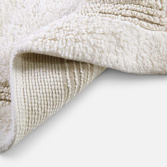 Nef-Nef Homeware Non-Slip Bath Mat Cotton Aegean Mauve 70x120cm