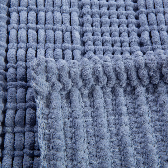 Nef-Nef Homeware Rutschfeste Badematte Delight Blau 40x60cm
