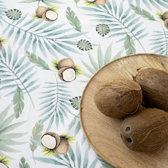 Nima Cotton Tablecloth Coconut 140x180cm