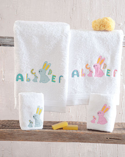 Rythmos Miffy Комплект Бебешки Чаршафи За Количка Памучни Розов 100x160бр 3бр